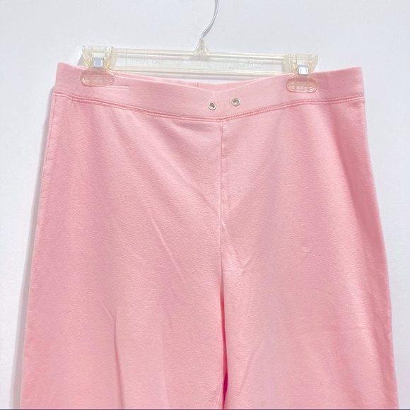 High Sierra Women’s Pink Soft Cotton Wide Leg Sweatpants - Picture 3 of 7
